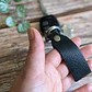 Llavero de cuero color Negro - Miniatura 3