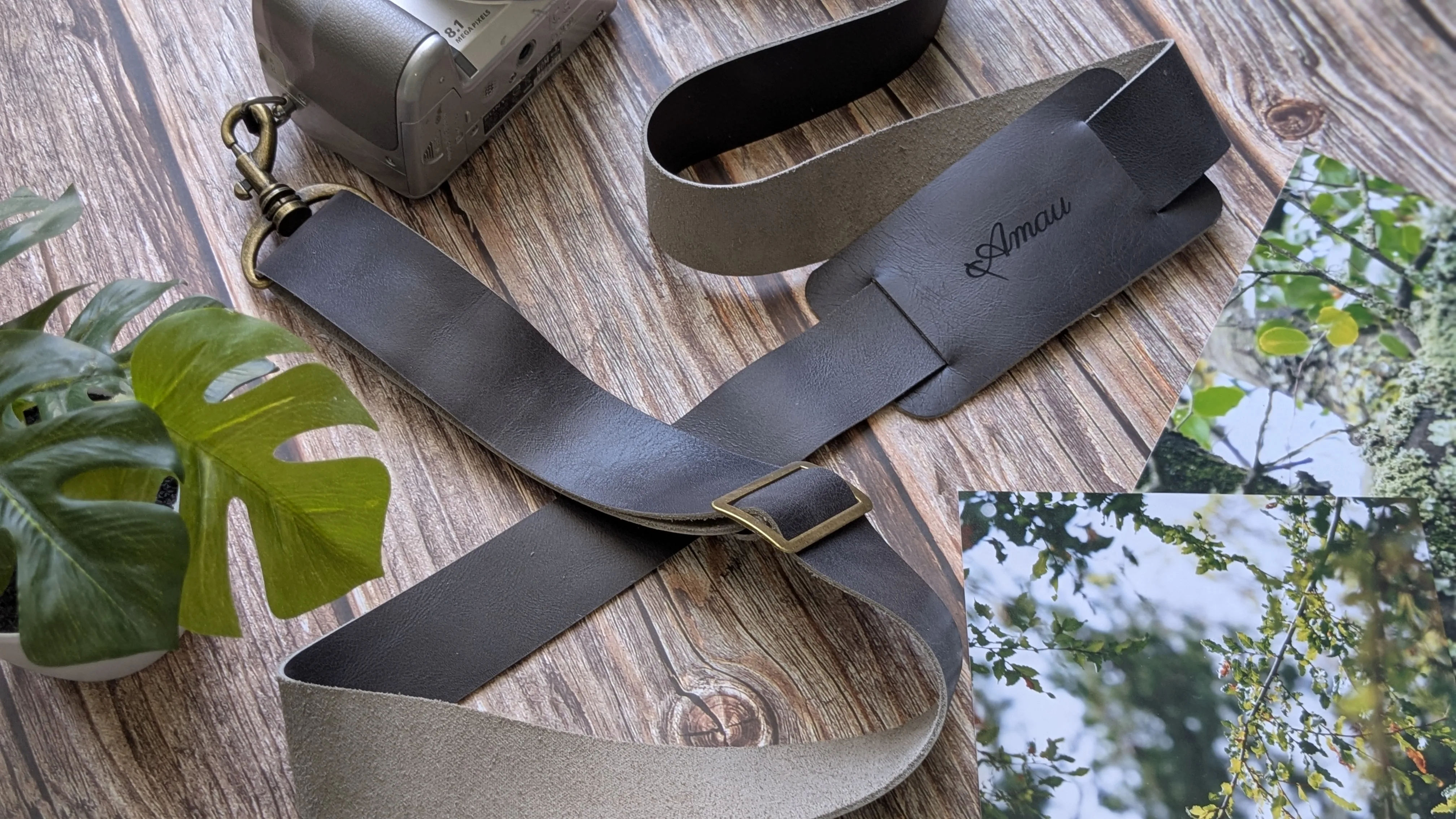 Correa para cámara fotográfica ETM color Grafito 21