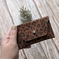 Monedero de cuero color Leopardo Roble  - Miniatura 1