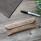 Estuche de cuero color Almendra S - Miniatura 1