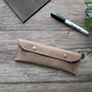 Estuche de cuero color Camel S - Miniatura 1