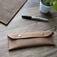 Estuche de cuero color Camel S - Miniatura 5