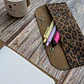 Estuche de cuero S color Leopardo Taupe - Miniatura 1
