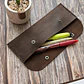 Estuche de cuero De color Chocolate  - Miniatura 1