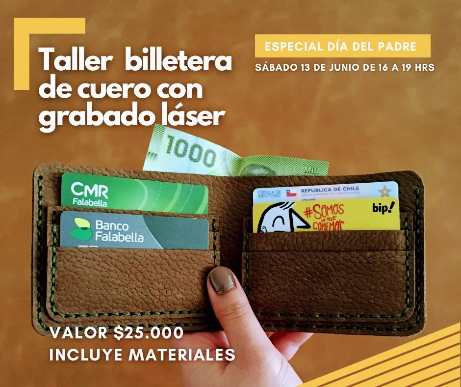 Taller haz tu propia billetera de cuero 8