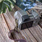 Correa de cuero para cámara fotográfica ETM color Uva - Miniatura 4