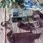 Correa de cuero para cámara fotográfica ETM color Uva - Miniatura 10