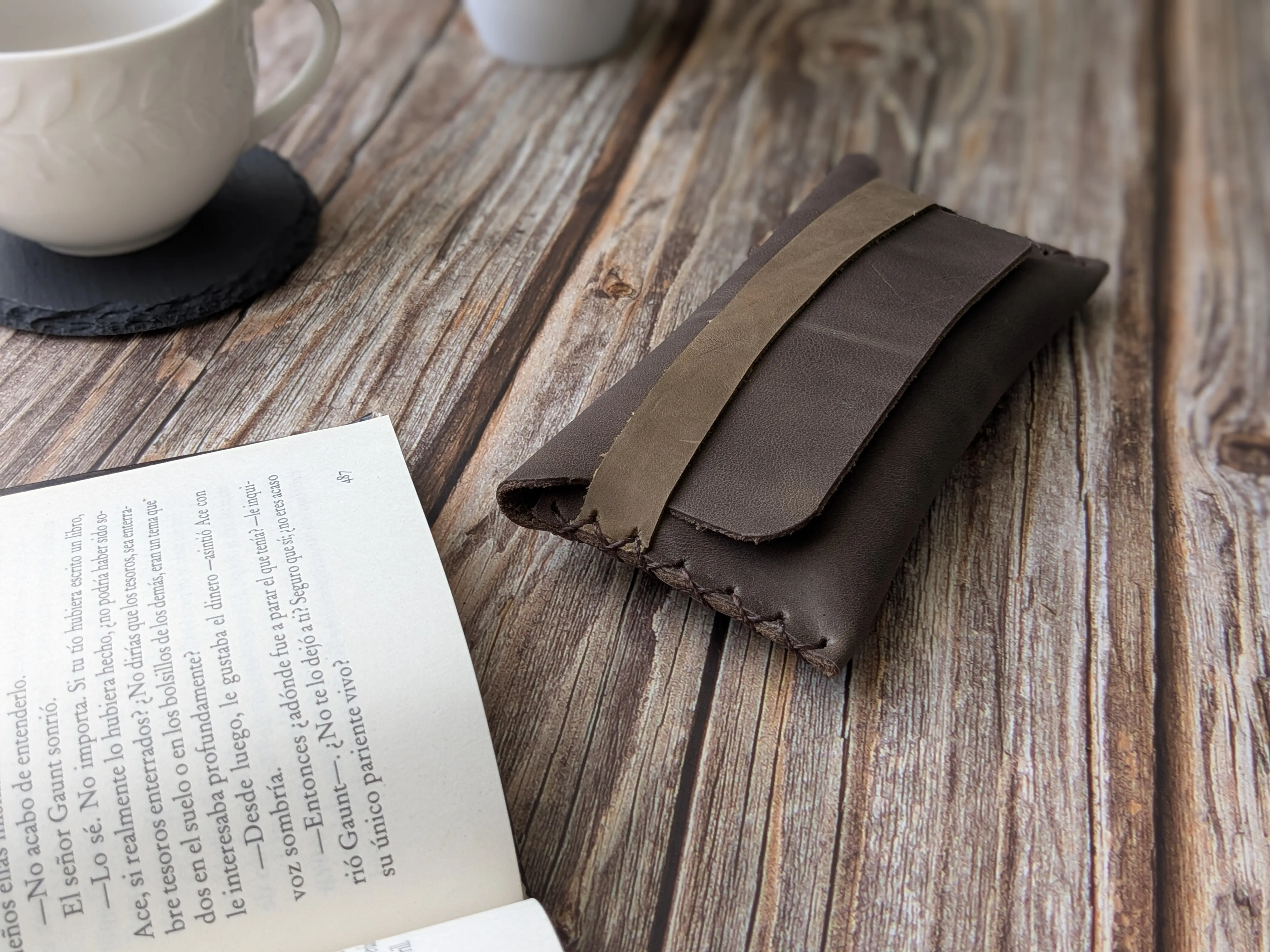 Funda para anteojos ópticos Café con Leche 3