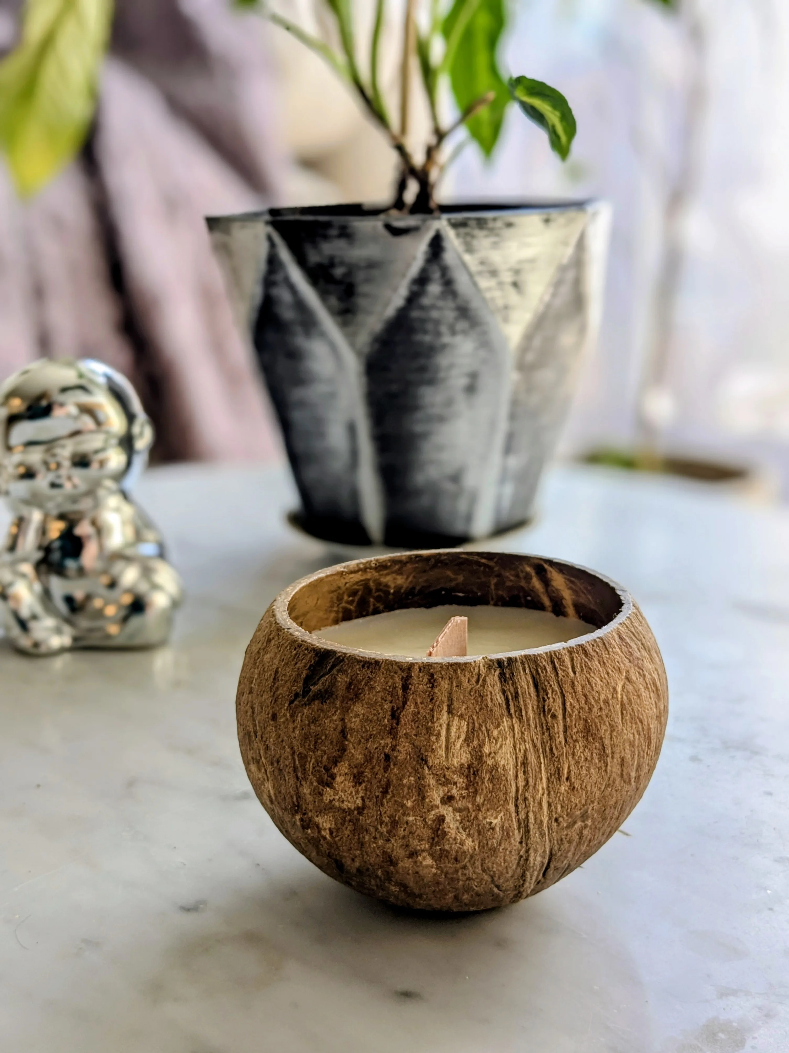 Vela decorativa aromática Coco Tropical  6