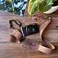 Correa de cuero para cámara fotográfica ETC color Chocolate - Miniatura 1