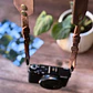 Correa de cuero para cámara fotográfica ETC color Chocolate - Miniatura 2