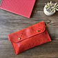 Estuche de cuero color Matuasto Rojo L - Miniatura 4