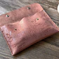 Estuche de cuero color Matuasto Rosa L - Miniatura 4