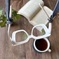 Correa de cuero para lentes ópticos o de sol color azul - Miniatura 3
