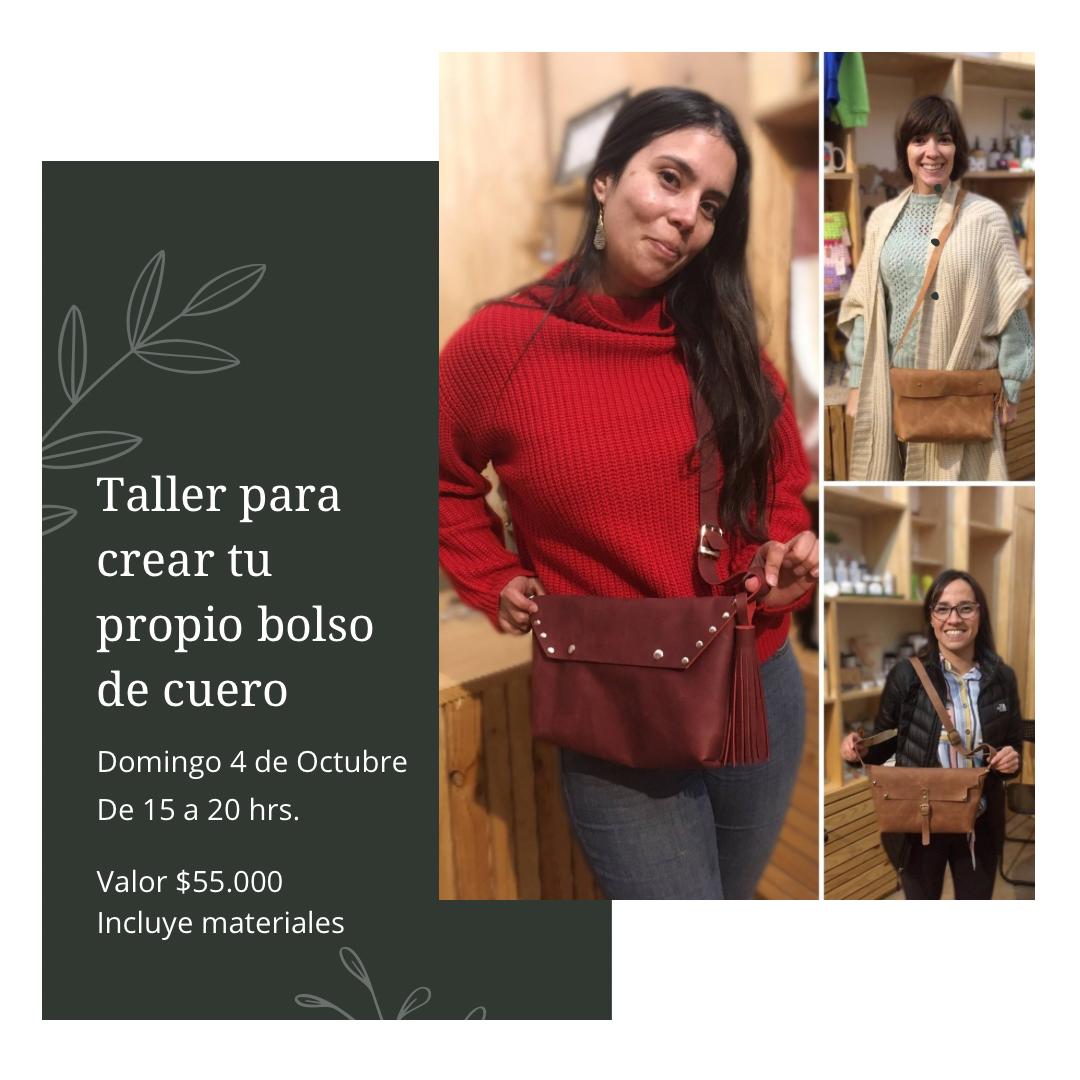 Taller para fabricar y diseñar tu propio bolso de cuero 1