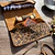 Tabaquera de cuero color Leopardo Camel