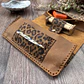 Tabaquera de cuero color Leopardo Camel - Miniatura 9