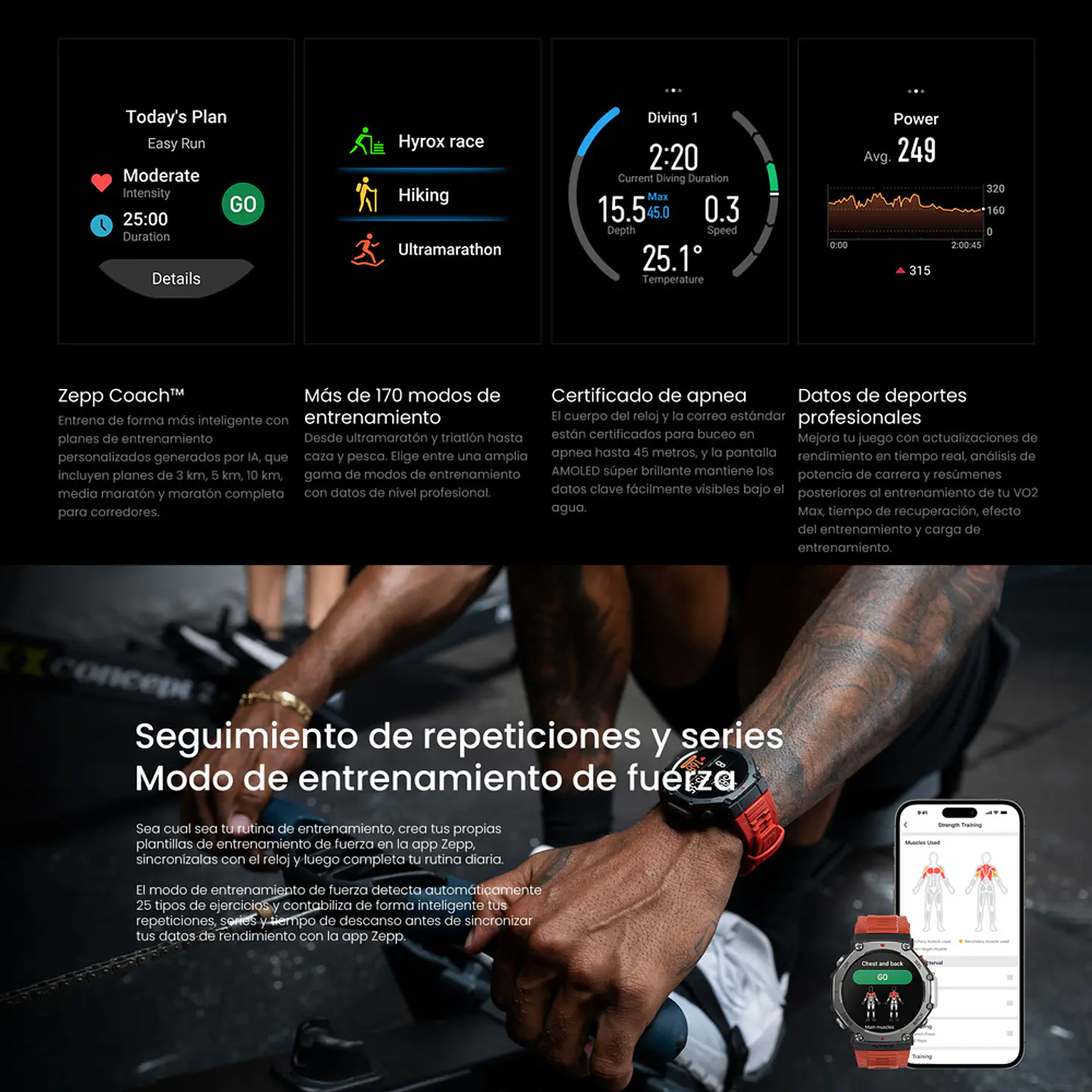  Smartwach Amazfit T-Rex 3  4