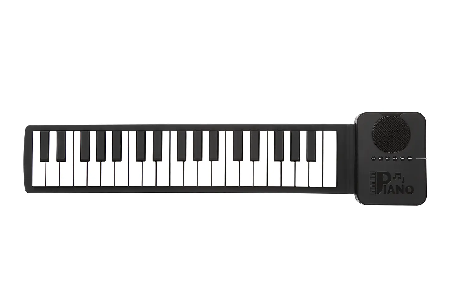 Piano de silicona, con parlante incorporado y funcionamiento a pilas 5