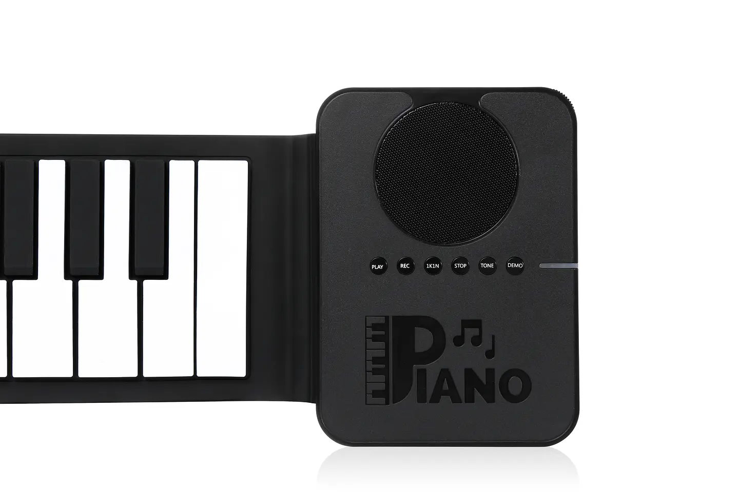 Piano de silicona, con parlante incorporado y funcionamiento a pilas 7