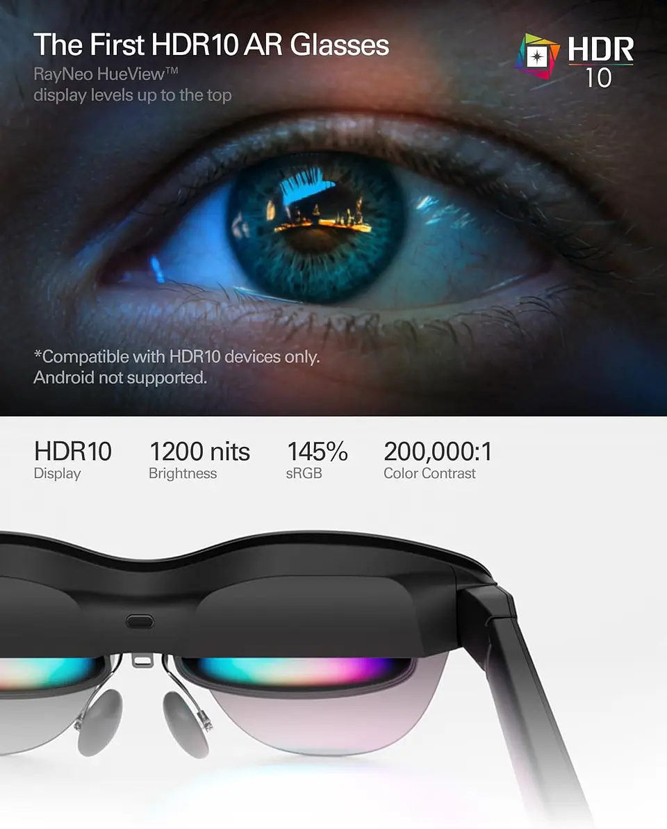 LENTES DE REALIDAD AUMENTADA RAYNEO AIR 4S PRO 5