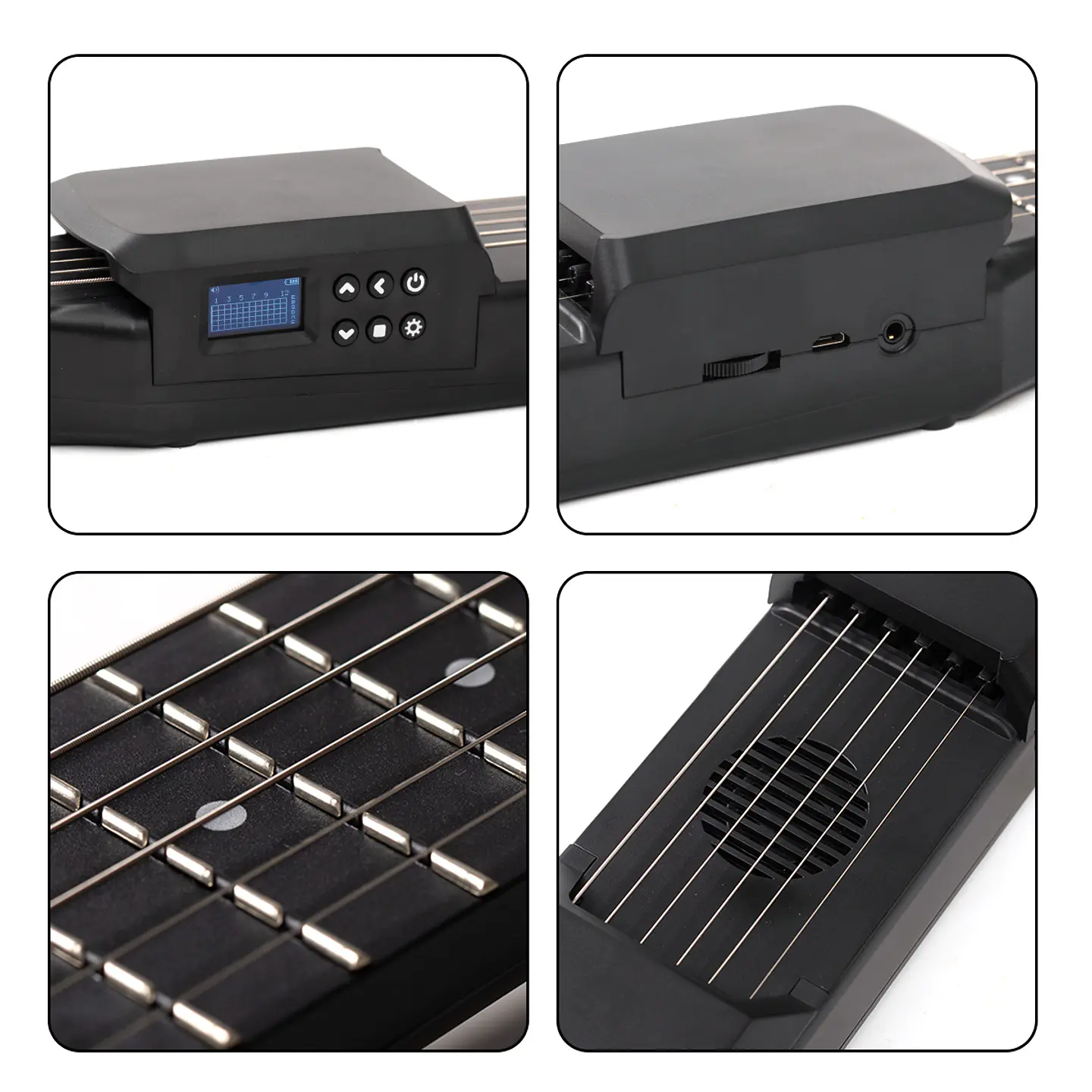 Guitarra Digital Inteligente - Portátil – Sonido Multifunción: Acústico y Eléctrico 2