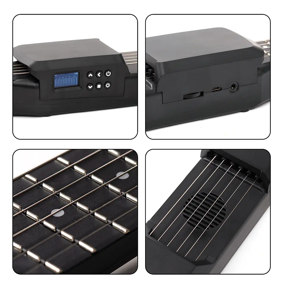 Guitarra Digital Inteligente - Portátil – Sonido Multifunción: Acústico y Eléctrico 2