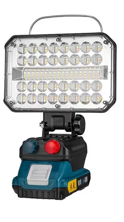 Lámpara de Trabajo para Exterior Compatible con Baterías Makita