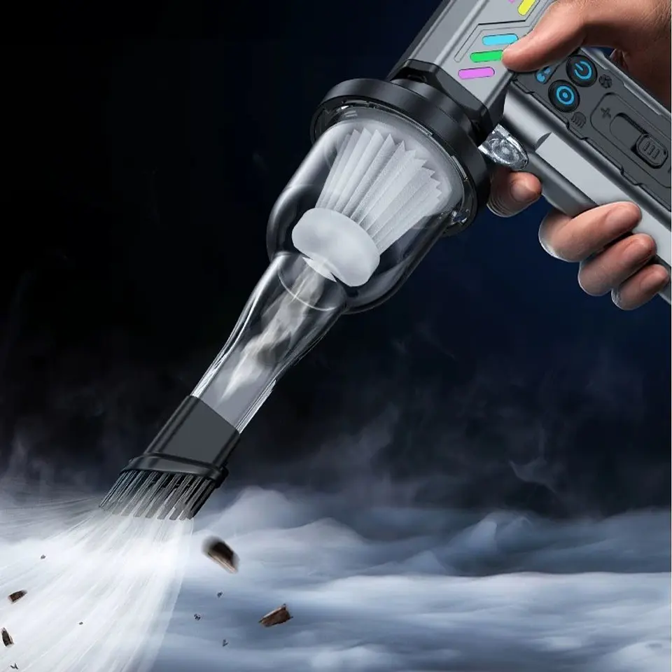 Soplador y Aspirador de Mano Mini Turbo Recargable – 130.000 RPM 3