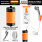 Ducha Portátil Inalámbrica Recargable para Exterior - Miniatura 2