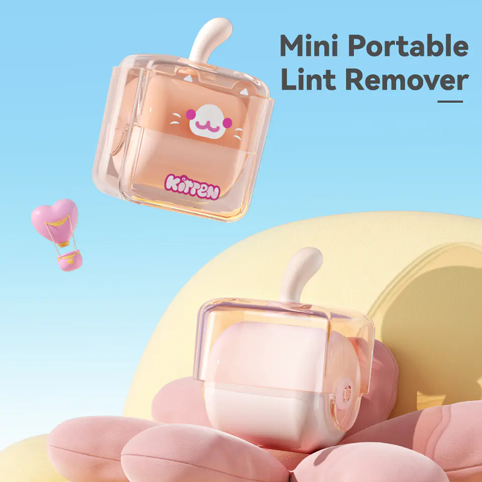 Mini rodillo quita pelusa portátil 8
