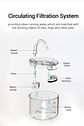 Fuente de Agua para Mascotas con Filtración de 4 Etapas - Miniatura 6