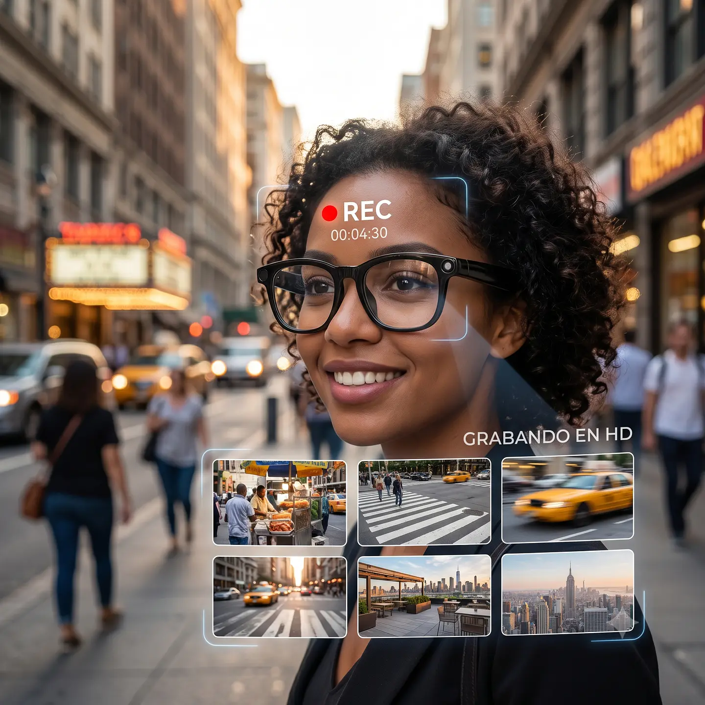 Lentes Inteligentes con cámara HD 5
