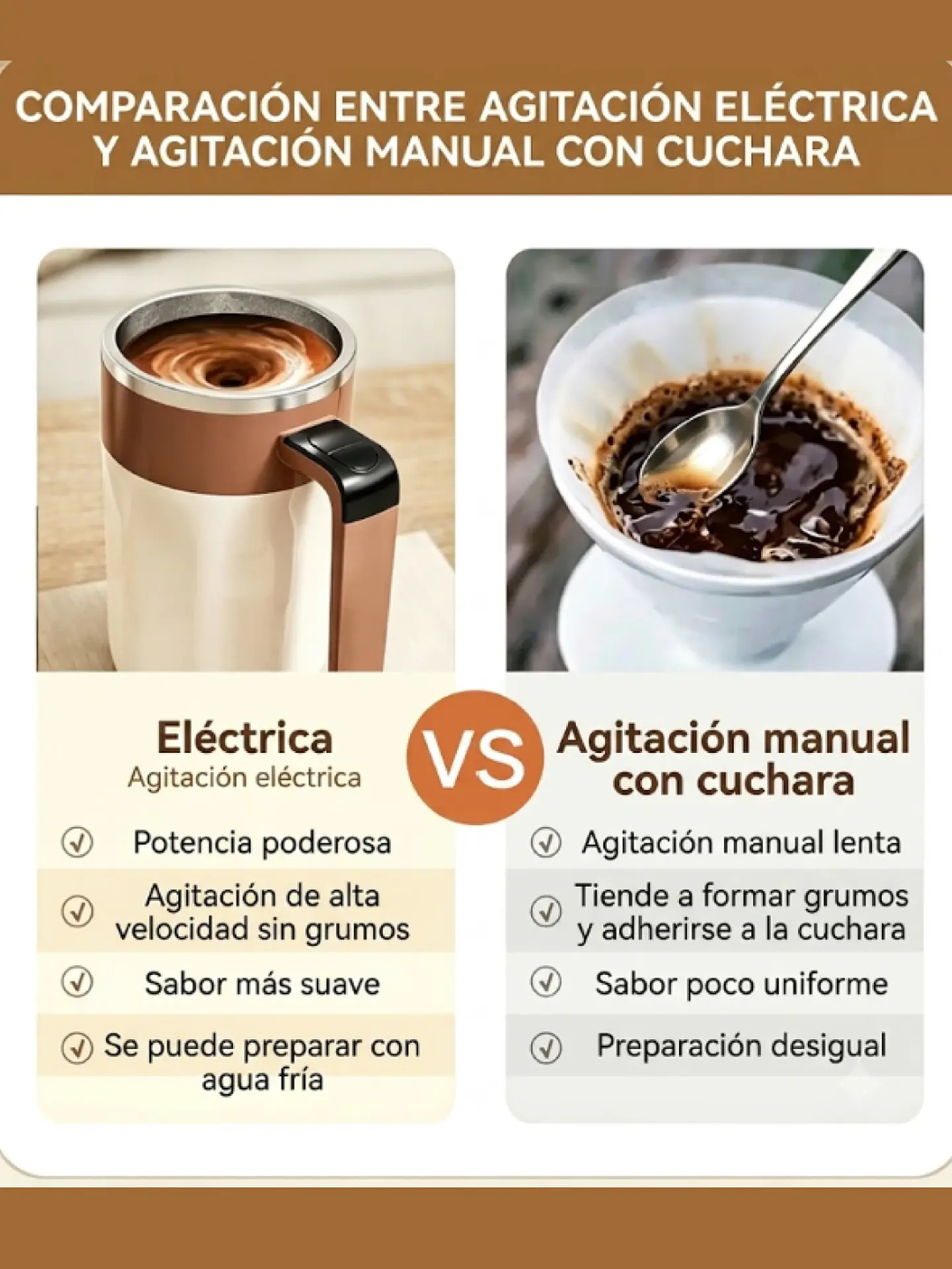Taza Inteligente Agitadora de Acero Inoxidable con Pantalla de Temperatura 3