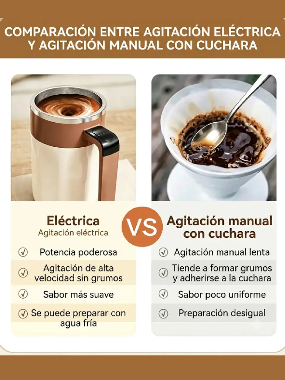 Taza Inteligente Agitadora de Acero Inoxidable con Pantalla de Temperatura 3