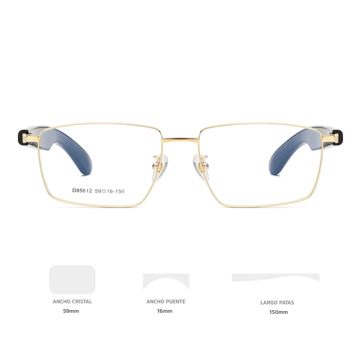 Lentes Ópticos Inteligentes - Bluetooth, Atiende Llamadas, Escucha Música, Función Traductor.  2