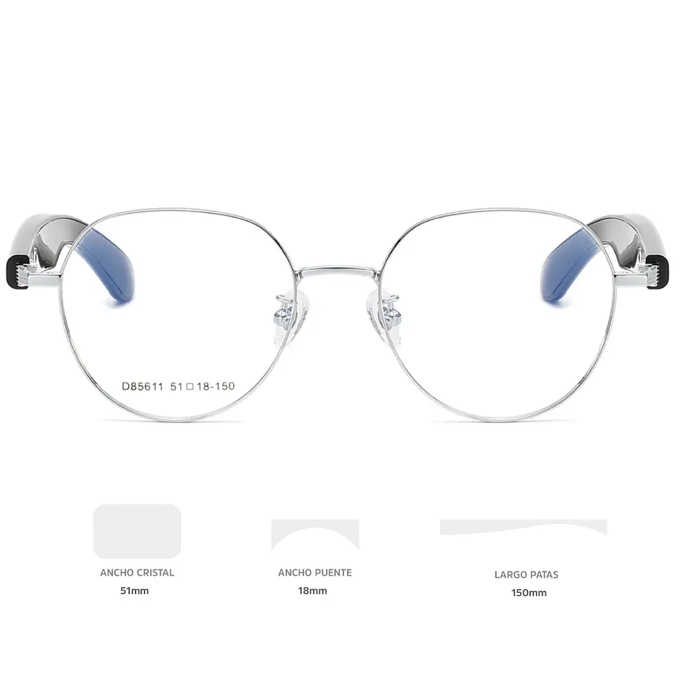 Lentes Ópticos Inteligentes - Bluetooth, Atiende Llamadas, Escucha Música, Función Traductor.  2
