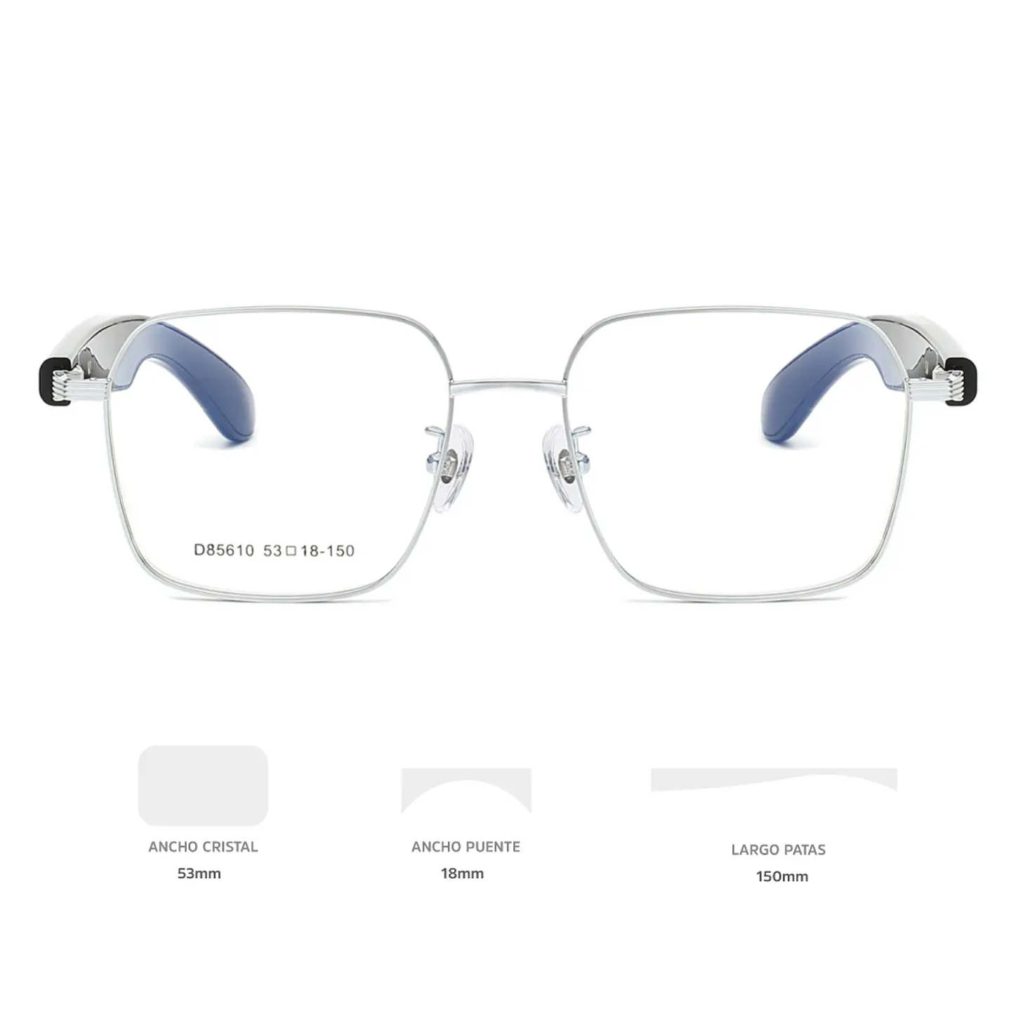 Lentes Ópticos Inteligentes - Bluetooth, Atiende Llamadas, Escucha Música, Función Traductor.  2
