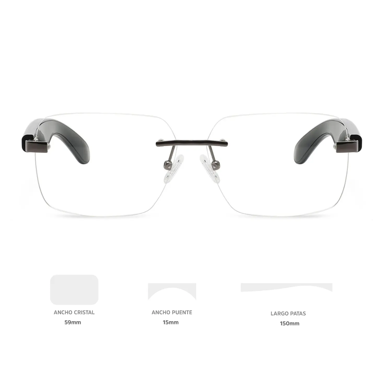 Lentes Opticos Inteligentes - Bluetooth, Atiende Llamadas, Escucha Música, Función Traductor.  7