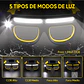Lentes de Seguridad con LED Recargable y Filtro Solar Desmontable - Miniatura 4