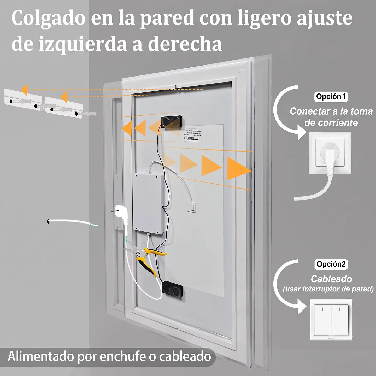 Espejo Inteligente de Lujo 50x70 cm con Bluetooth, WiFi y Control Táctil 3