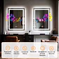Espejo Inteligente de Lujo 50x70 cm con Bluetooth, WiFi y Control Táctil - Miniatura 6