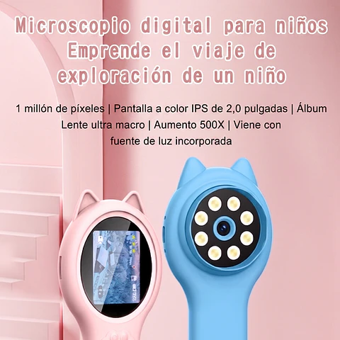 Microscopio digital para niños