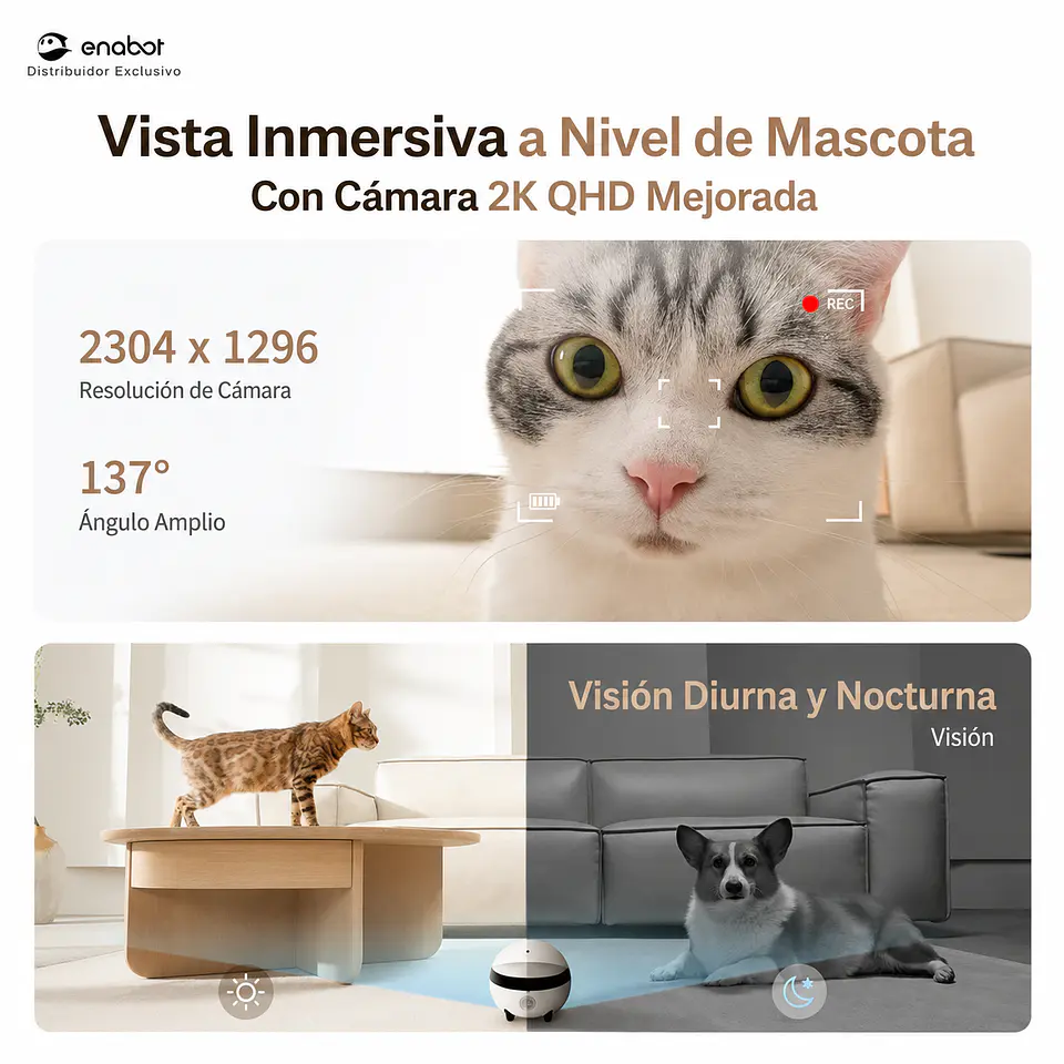 Robot Inteligente Enabot EBO ROLA Mini 3