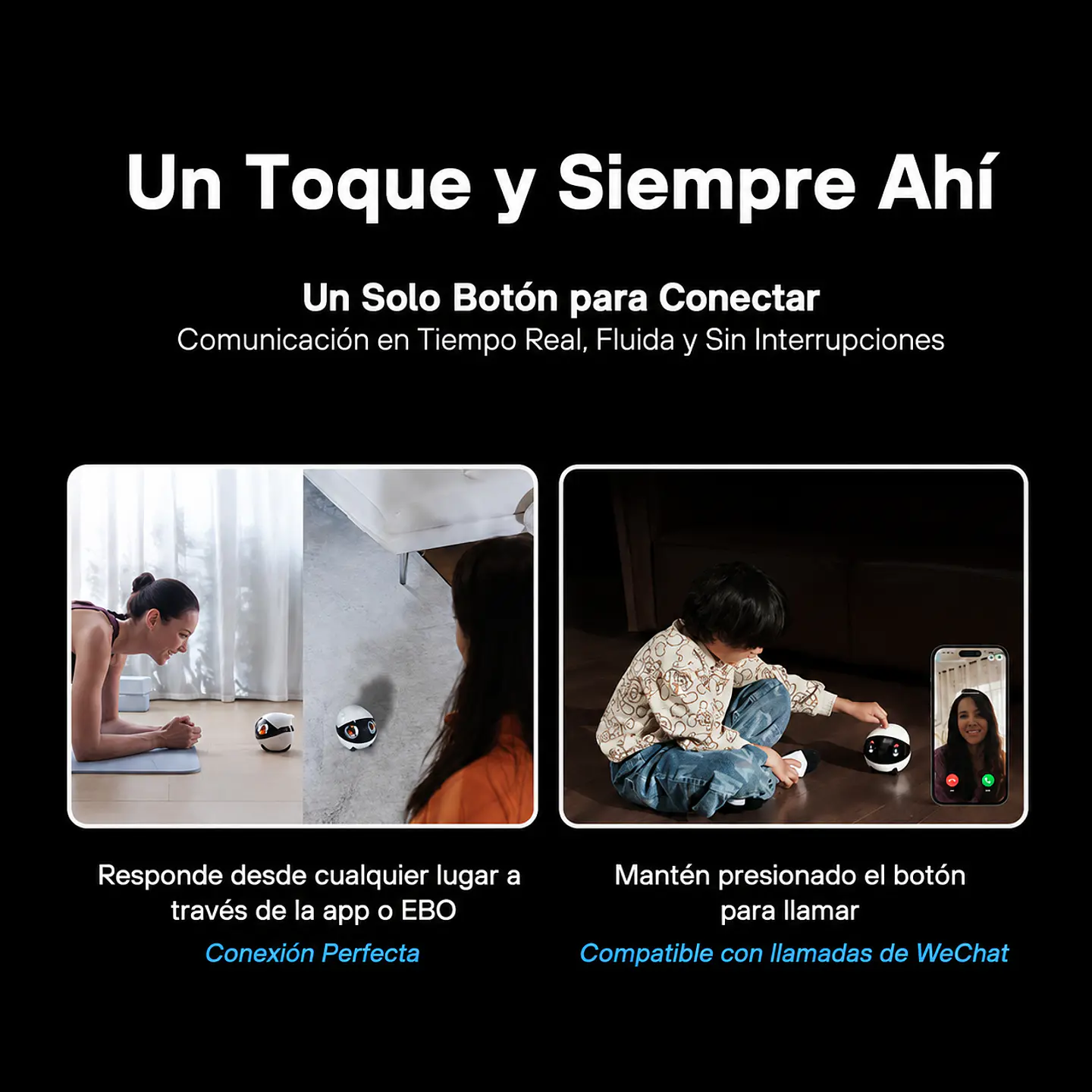 Robot EBO Air 2 Plus - Robot Inteligente de Monitoreo para el Hogar 4