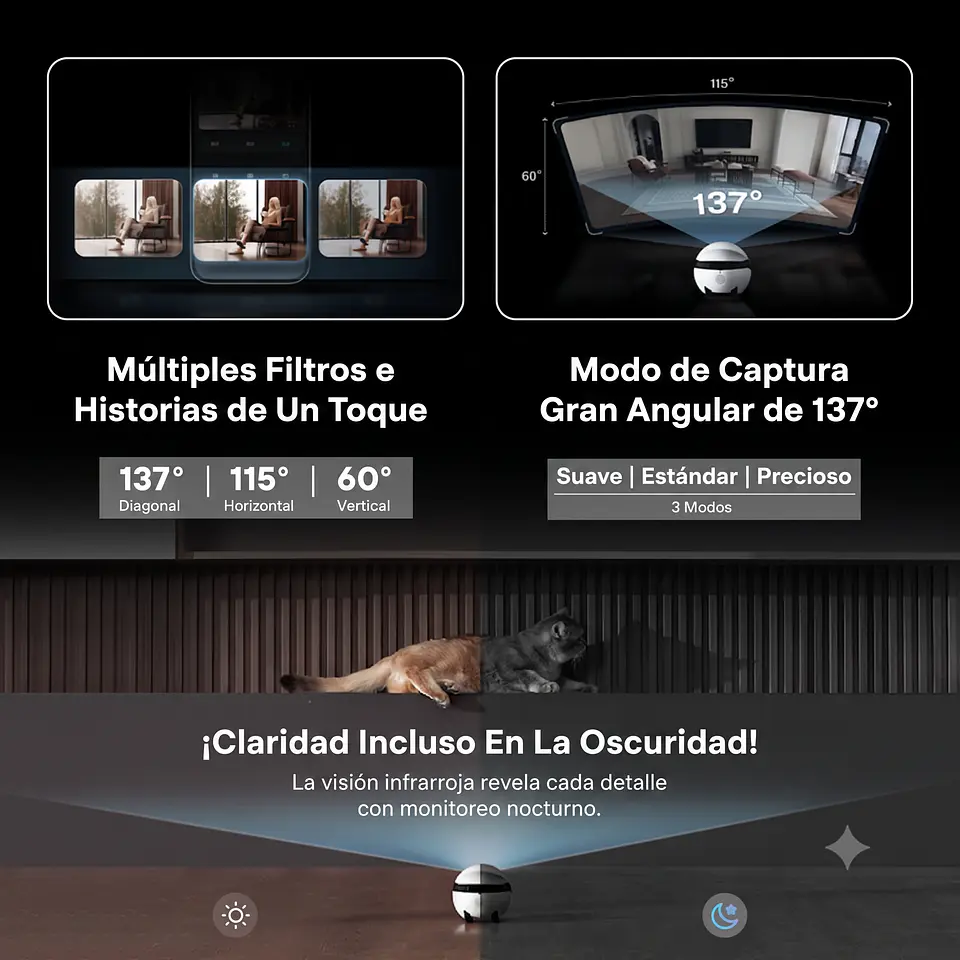 Robot EBO Air 2 Plus - Robot Inteligente de Monitoreo para el Hogar 6