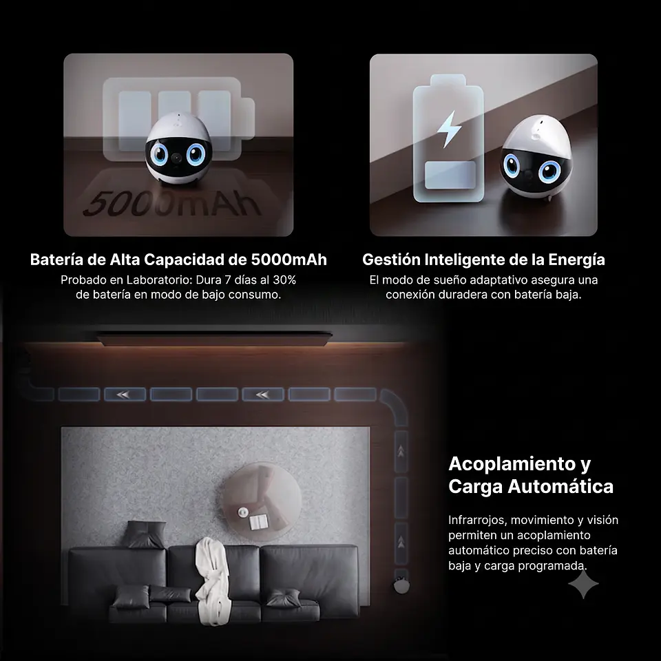 Robot EBO Air 2 Plus - Robot Inteligente de Monitoreo para el Hogar 8