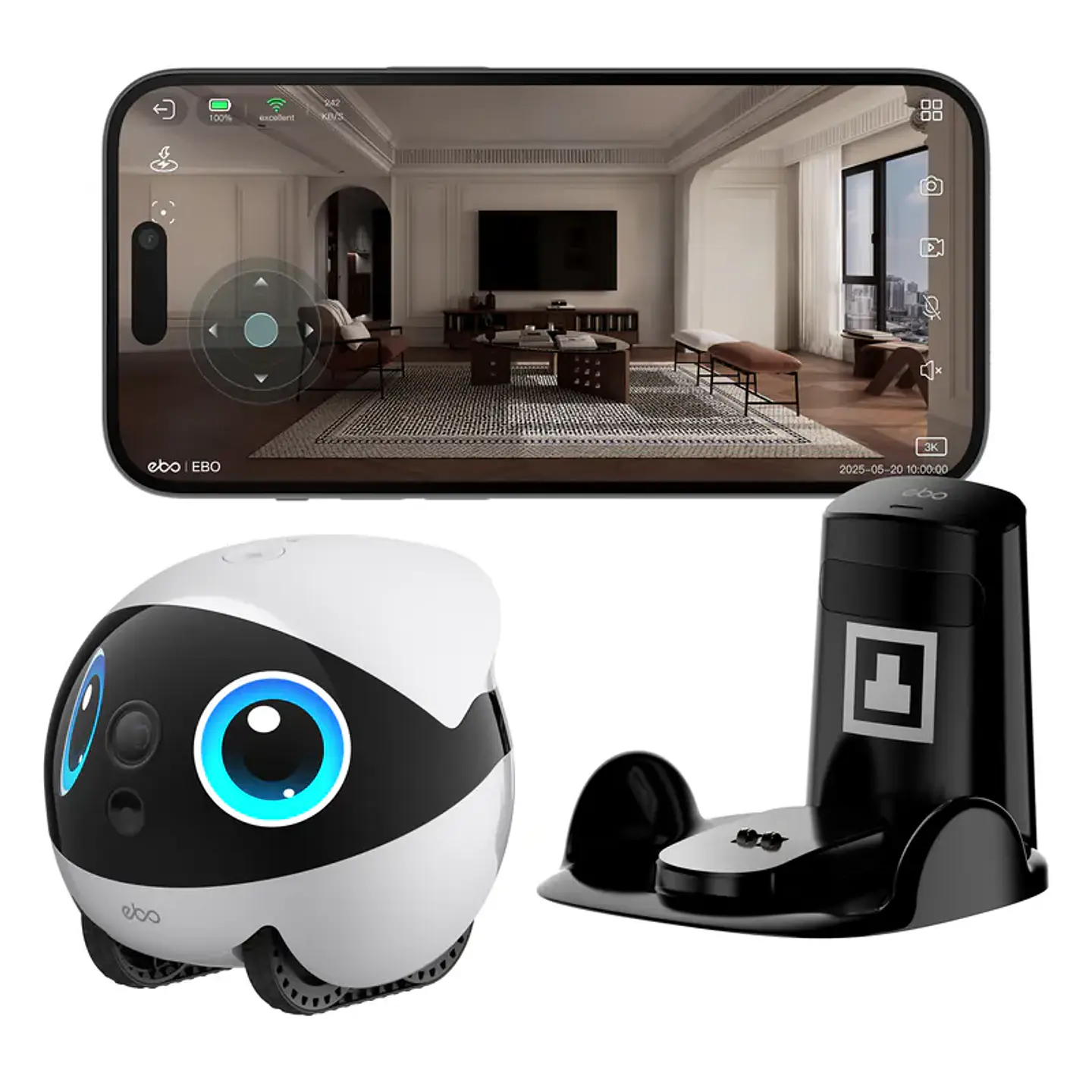 Robot EBO Air 2 Plus - Robot Inteligente de Monitoreo para el Hogar 10