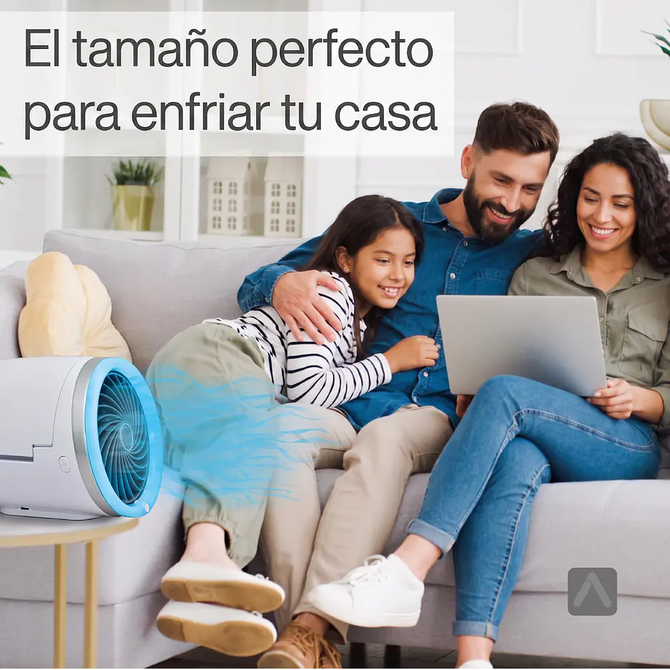 Ventilador Personal Portátil con Paquetes de Hielo e Iluminación LED 3