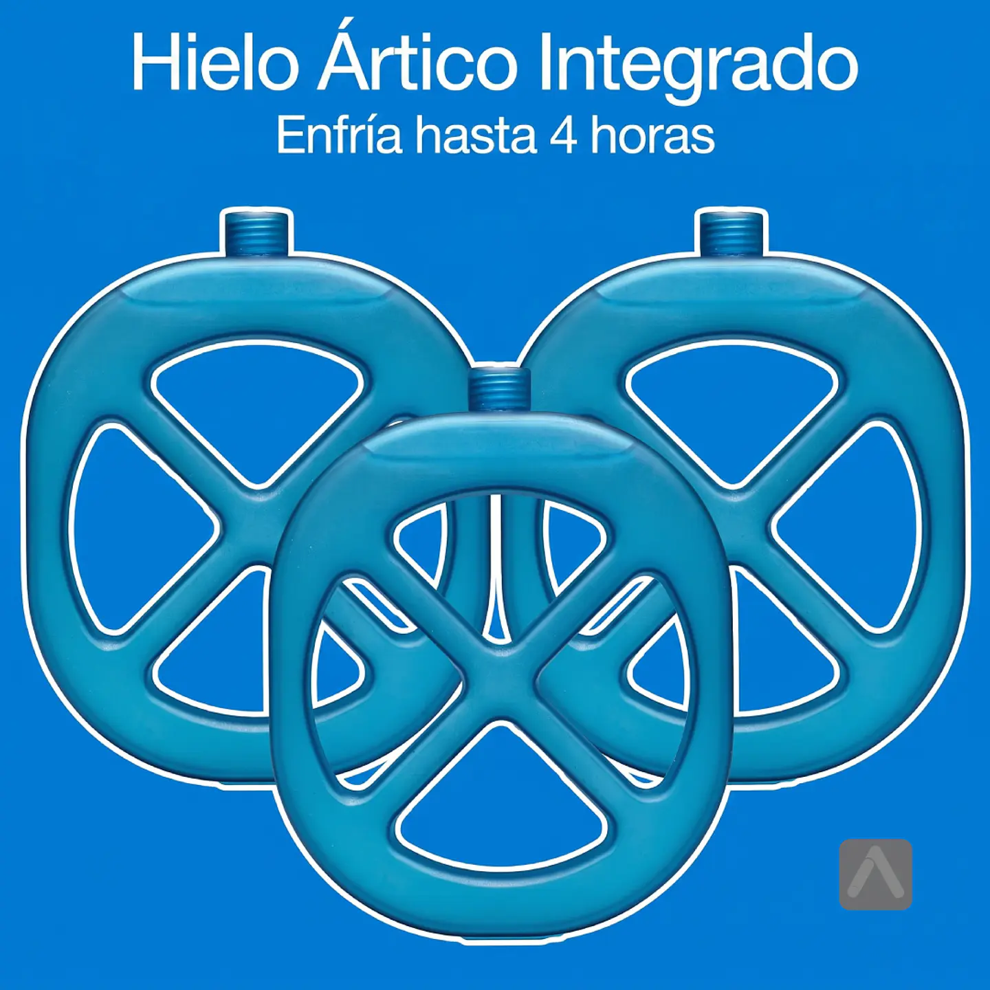 Ventilador Personal Portátil con Paquetes de Hielo e Iluminación LED 5